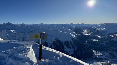 Klosters und Davos vom Älpeltispitz