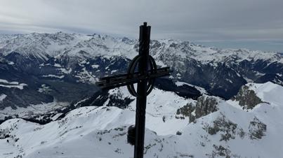 Gipfelkreuz Rossstock & Altdorf