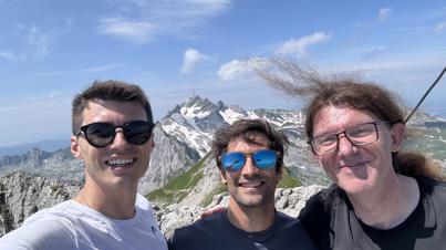 Blick auf Säntis vom Altmann